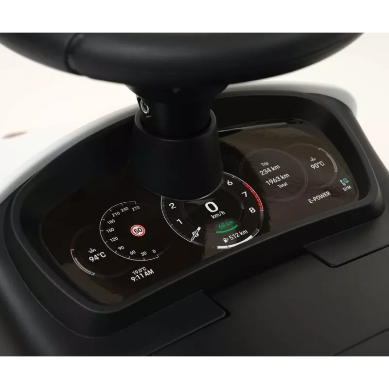 MILLY MALLY Vaikiška transporto priemonė Porsche Cayenne S balta – elektrinis automobilis su 12V baterija, nuotolinio valdymo pultu, LED lemputėmis