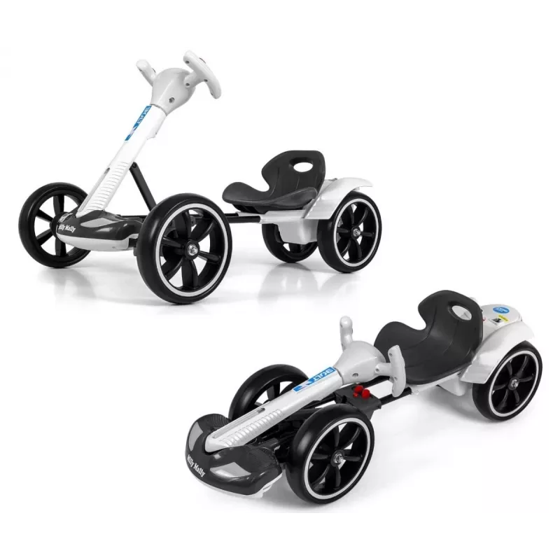 MILLY MALLY Go-kart Battery-powered Bolt White