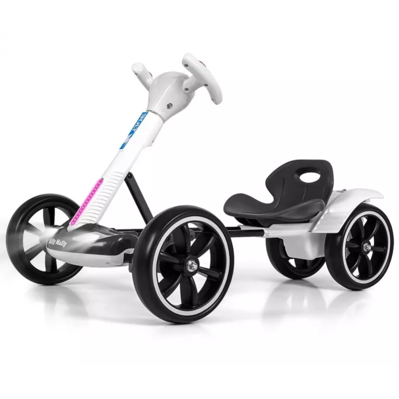 MILLY MALLY Go-kart Battery-powered Bolt White