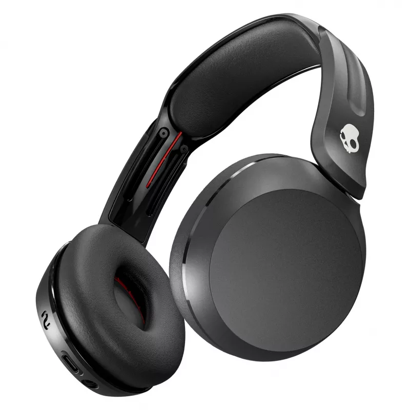 Skullcandy Icon 180 Wireless On-Ear Bluetooth Headphones, Black, 50h Battery, IPX4