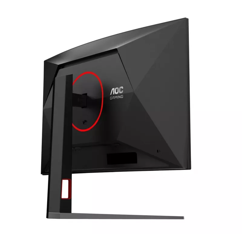 AOC C32G4Z 31.5 inch išlenktas žaidimų monitorius, Full HD, 240Hz, 1ms, VA, FreeSync Premium, juodas/raudonas
