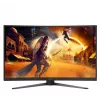 AOC C32G4Z 31.5 inch išlenktas žaidimų monitorius, Full HD, 240Hz, 1ms, VA, FreeSync Premium, juodas/raudonas