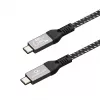 Gembird CCBP-USB4-CMCM240-0.5M Premium USB4 Type-C įkrovimo ir duomenų laidas, 40 Gbps, 240 W, 0,5 m