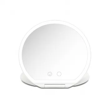 Girmi BE03 Makiažo veidrodis su LED apšvietimu, 1x/5x padidinimas, chromuota apdaila