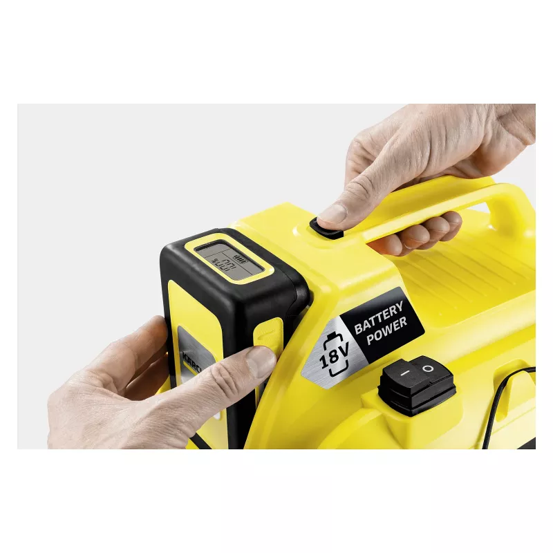 Kärcher WD 1 Compact Battery Set šlapias ir sausas dulkių siurblys, 15L, 1000W