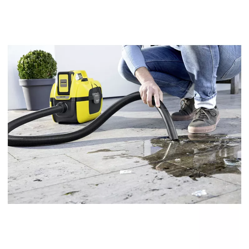 Kärcher WD 1 Compact Battery Set šlapias ir sausas dulkių siurblys, 15L, 1000W