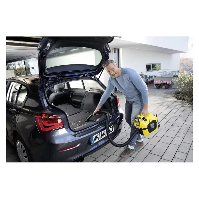 Kärcher WD 1 Compact Battery Set šlapias ir sausas dulkių siurblys, 15L, 1000W