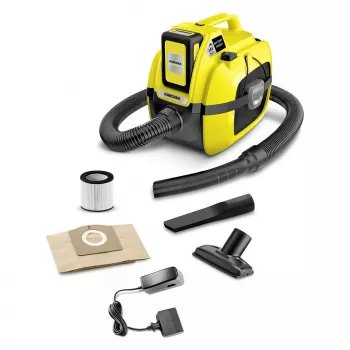 Kärcher WD 1 Compact Battery Set šlapias ir sausas dulkių siurblys, 15L, 1000W