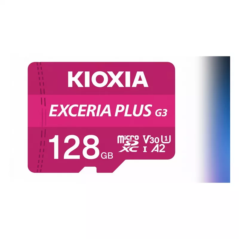 Kioxia SD Exceria Plus 128GB SDXC UHS-I U3 V30 atminties kortelė