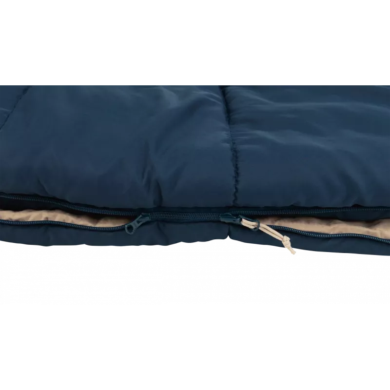 Outwell Contour Lux Deep Blue miegmaišis 220x85 cm -19 iki 15 °C dešinysis užtrauktukas
