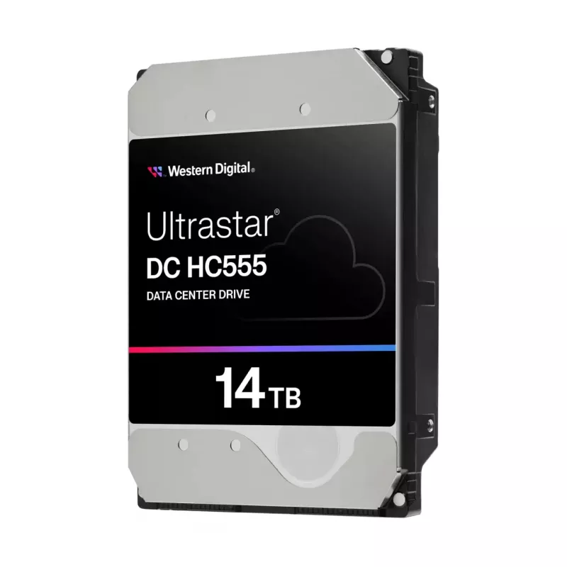 WD Ultrastar DC HC555 14 TB 3.5 inch vidinis kietasis diskas - SAS 12Gb/s - 7200 RPM - 512 MB talpykla - savaiminio šifravimo diskas (SED)