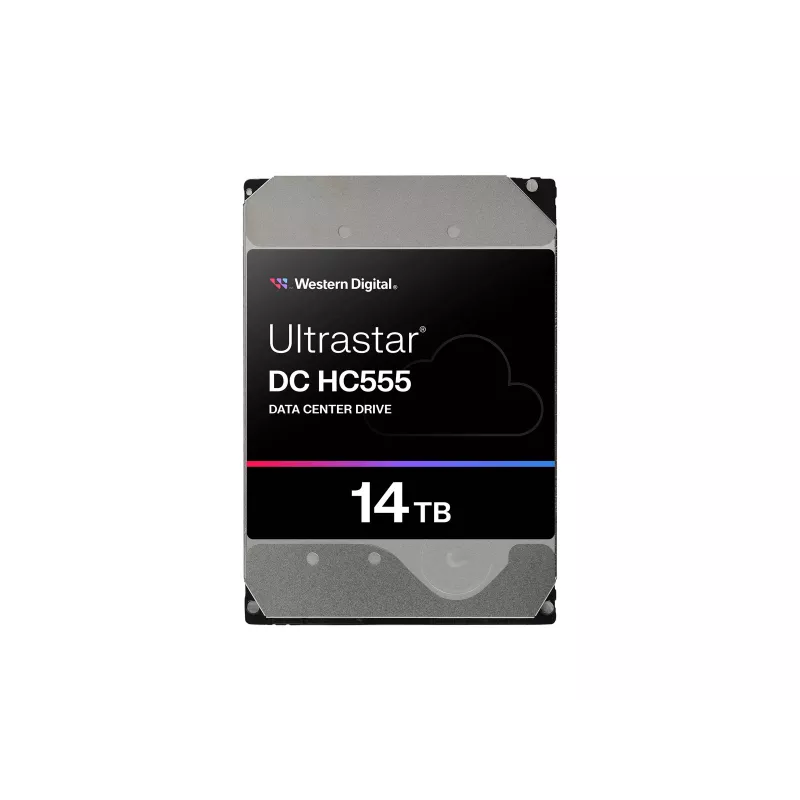 WD Ultrastar DC HC555 14 TB 3.5 inch vidinis kietasis diskas - SAS 12Gb/s - 7200 RPM - 512 MB talpykla - savaiminio šifravimo diskas (SED)