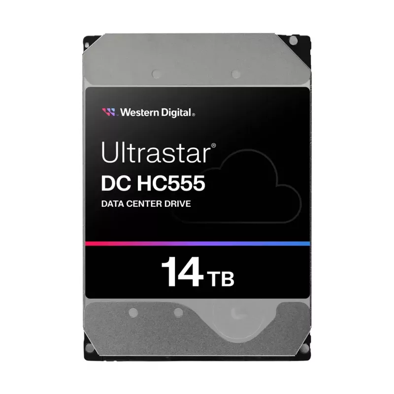 WD Ultrastar DC HC555 14 TB 3.5 inch vidinis kietasis diskas - SAS 12Gb/s - 7200 RPM - 512 MB talpykla - savaiminio šifravimo diskas (SED)