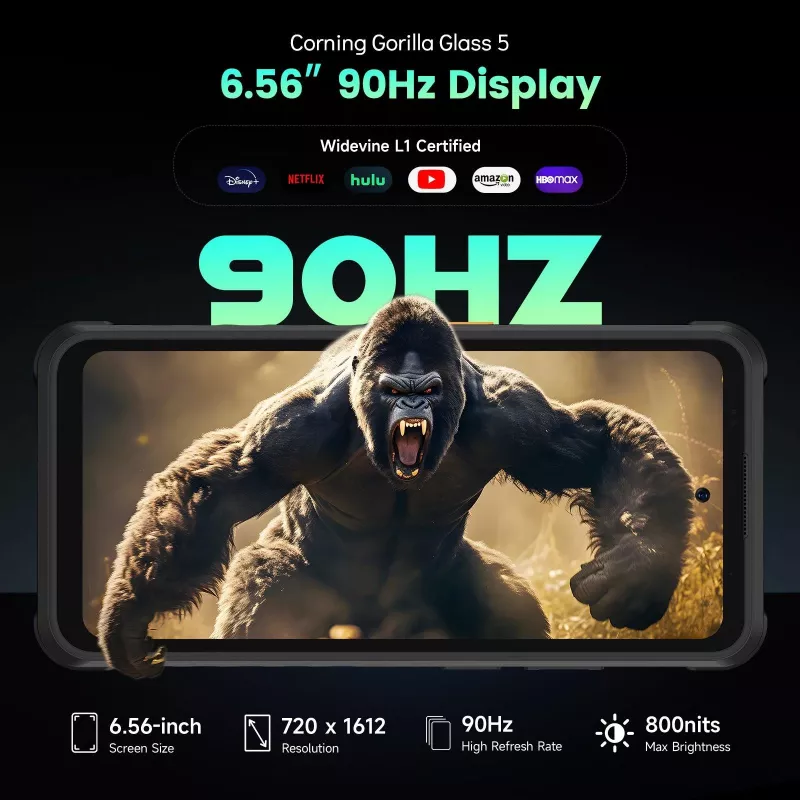 ULEFONE Armor X31 6GB/128GB Green Rugged Smartphone 5.45 inch HD+ IP68/IP69K