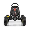 MILLY MALLY Pedalinis Go-Kart Thor Black, Plieninis rėmas, EVA putplasčio ratai, Rankinis stabdis, Pirmyn/Atgal, Vaikams nuo 3 iki 8 metų, Maks. apkrova 30 kg
