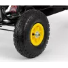 MILLY MALLY Pedalinis Go-Kart Thor Black, Plieninis rėmas, EVA putplasčio ratai, Rankinis stabdis, Pirmyn/Atgal, Vaikams nuo 3 iki 8 metų, Maks. apkrova 30 kg