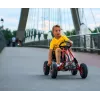MILLY MALLY Pedalinis Go-Kart Thor Black, Plieninis rėmas, EVA putplasčio ratai, Rankinis stabdis, Pirmyn/Atgal, Vaikams nuo 3 iki 8 metų, Maks. apkrova 30 kg