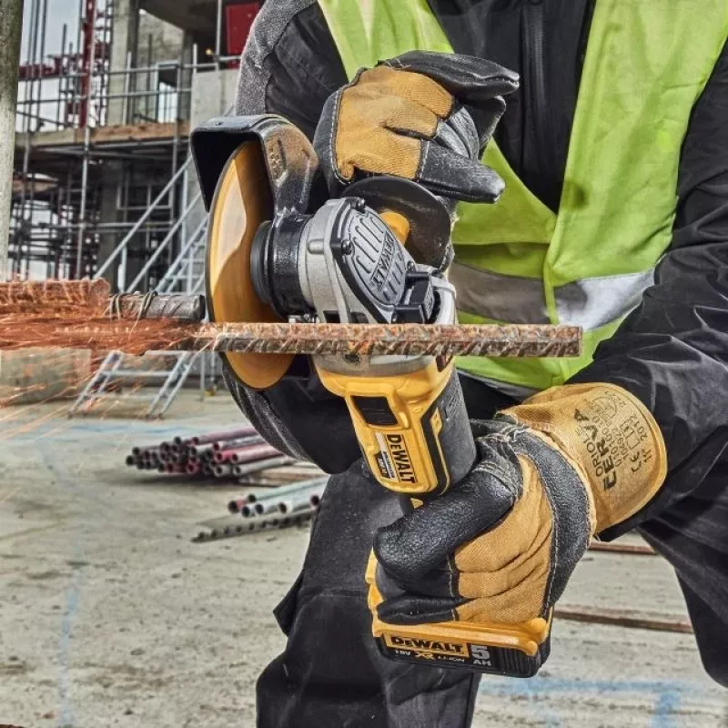 DEWALT DCK329P2T-QW 18V XR Belaidis Kombinuotas Rinkinys: 2 Greičių Smūginis Gręžtuvas ir Kampinis Šlifuoklis su 2x 5.0Ah Akumuliatoriais, Įkrovikliu ir T-STAK II Dėžute