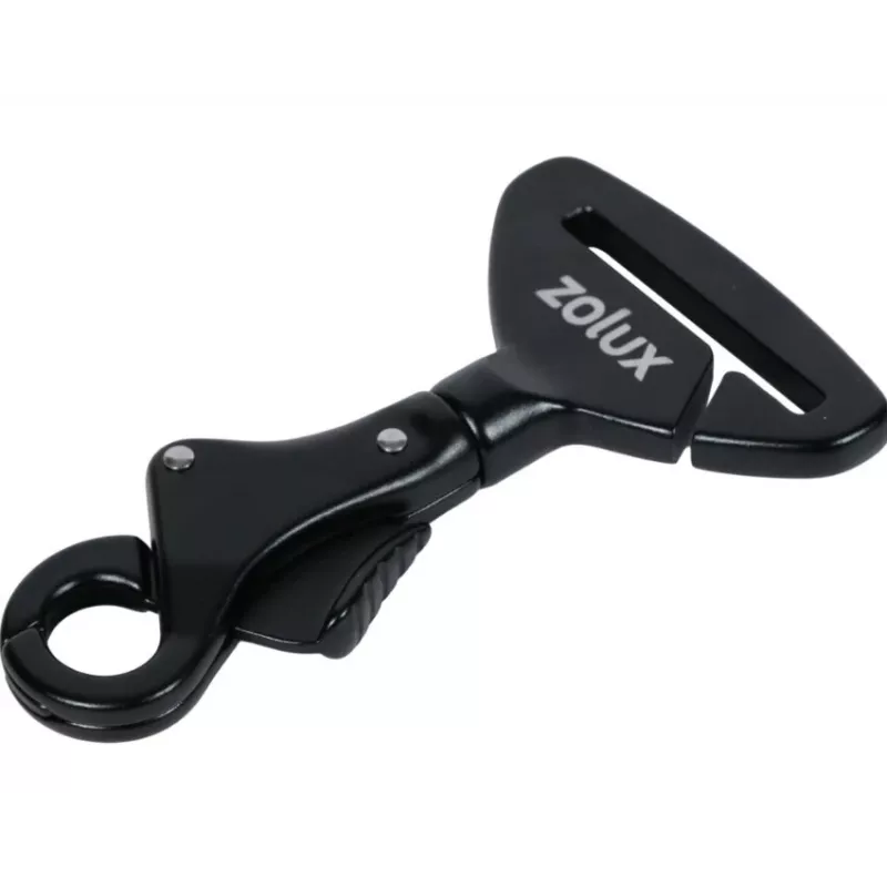 ZOLUX Nomad Dog Seat Belt Safety Clip - Black, Adjustable 45-75 cm, Universal Car Safety Restraint for Dogs