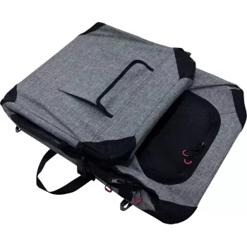 ZOLUX NOMAD M Sulankstomas audinio kelioninis gyvūnų nešiklis 70x52x52 cm Pilka/Juoda