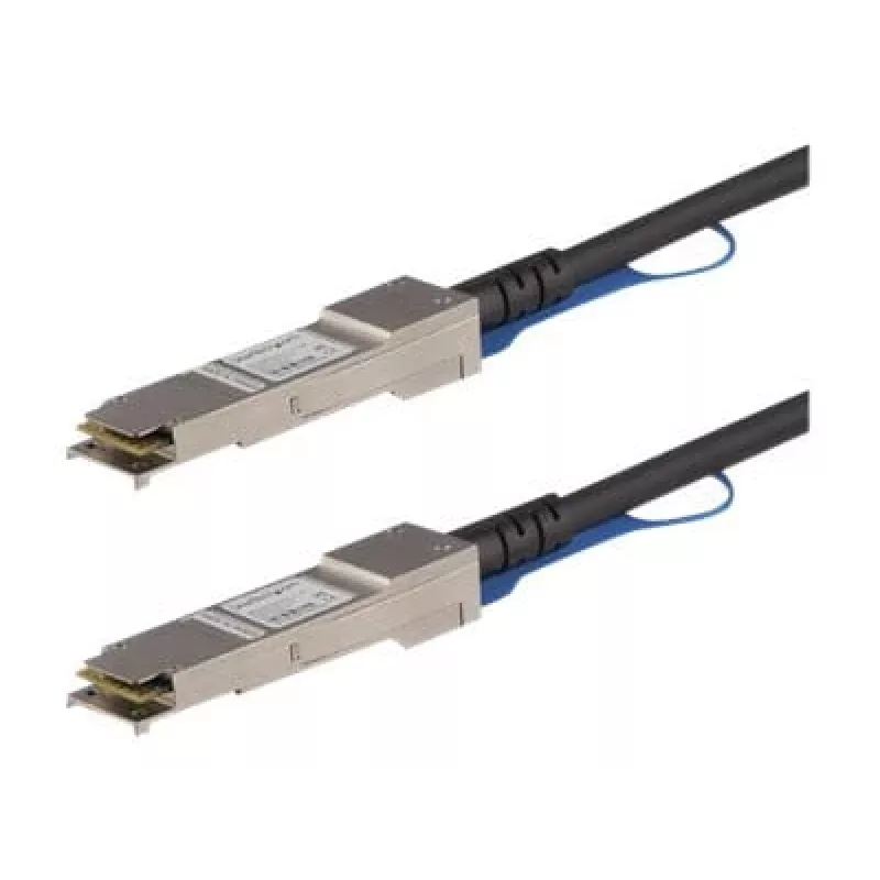 StarTech.com 0,5 m QSFP+ tiesioginio prijungimo kabelis - MSA atitiktis - 40G QSFP+ pasyvus dviejų ašių kabelis - QSFP į QSFP - juodas