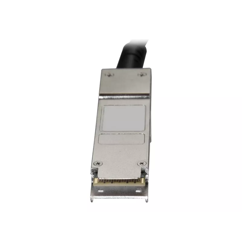 StarTech.com 0,5 m QSFP+ tiesioginio prijungimo kabelis - MSA atitiktis - 40G QSFP+ pasyvus dviejų ašių kabelis - QSFP į QSFP - juodas
