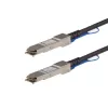 StarTech.com 0,5 m QSFP+ tiesioginio prijungimo kabelis - MSA atitiktis - 40G QSFP+ pasyvus dviejų ašių kabelis - QSFP į QSFP - juodas