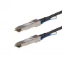 StarTech.com 0,5 m QSFP+ tiesioginio prijungimo kabelis - MSA atitiktis - 40G QSFP+ pasyvus dviejų ašių kabelis - QSFP į QSFP - juodas