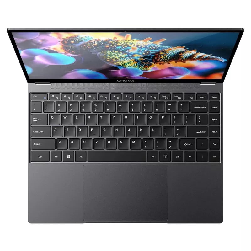 Chuwi FreeBook 2025 N150 13.5 inch 2-in-1 jutiklinis nešiojamas kompiuteris, Intel N150, 16 GB RAM, 512 GB SSD, geležies pilka