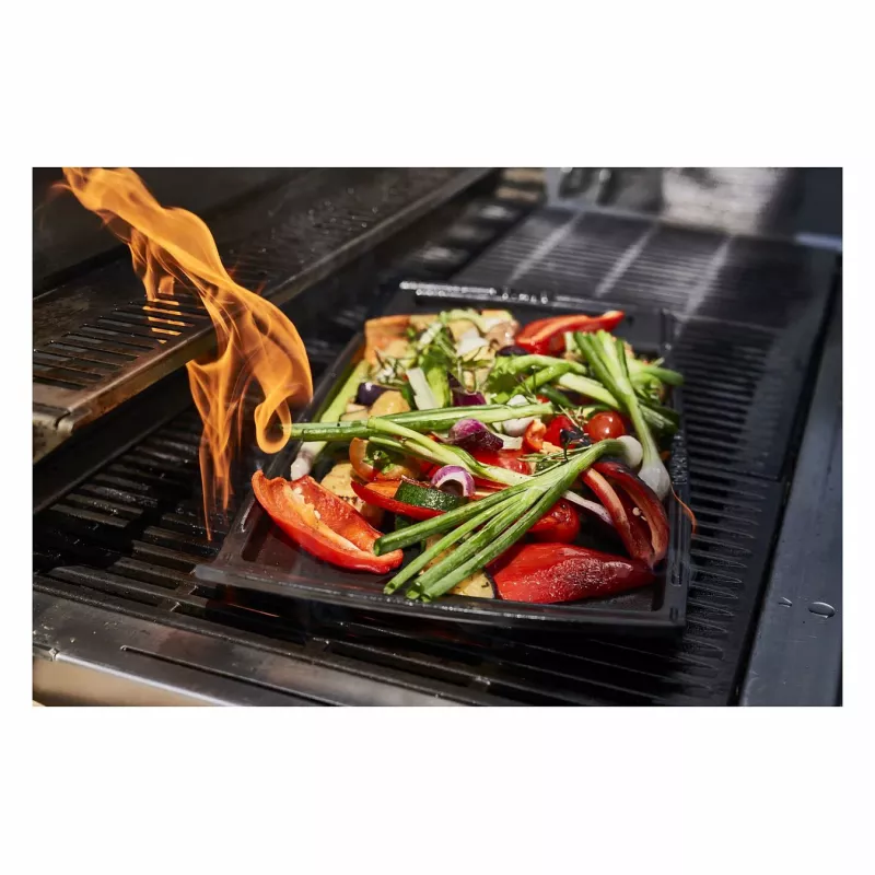 Staub Stačiakampis ketaus kepimo indas su dangčiu, juodas, tinkamas indukcijai, 38 cm