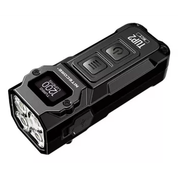 Nitecore TUP2 Raktų pakabuko žibintuvėlis Juodas 1200lm USB-C