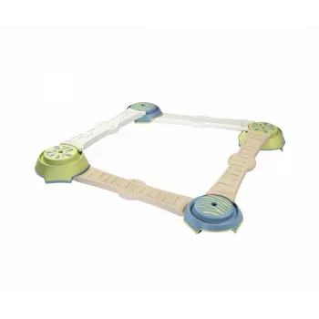 Smoby Life Balance Beam Set vaikams - 10 dalių modulinis pusiausvyros takas su laipteliais, vidaus/lauko, nuo 2 metų