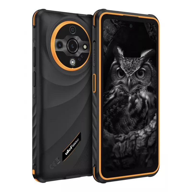 ULEFONE Armor X31 Pro 4G neardūžtantis išmanusis telefonas, 5,45 inch HD+, 8 GB RAM, 256 GB atminties, 5200 mAh, IP68/IP69K, oranžinis