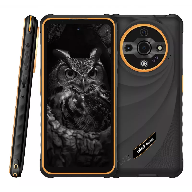 ULEFONE Armor X31 Pro 4G neardūžtantis išmanusis telefonas, 5,45 inch HD+, 8 GB RAM, 256 GB atminties, 5200 mAh, IP68/IP69K, oranžinis