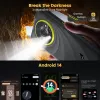 ULEFONE Armor X31 Pro 4G neardūžtantis išmanusis telefonas, 5,45 inch HD+, 8 GB RAM, 256 GB atminties, 5200 mAh, IP68/IP69K, oranžinis