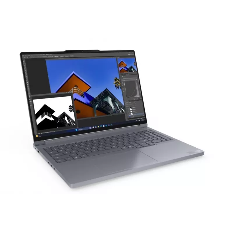 Lenovo ThinkBook 16p G6 21U0001LPB nešiojamas kompiuteris - AMD Ryzen 9 8940HX, 32GB RAM, 1TB SSD, NVIDIA GeForce RTX 5060, 16.0 inch WUXGA, Luna Grey, Windows 11 Pro, 3 metų on-site + CO2 kompensavimas