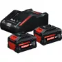 Bosch Expert Starter Set 18V, 2x ProCORE18V 8.0Ah baterijos + GAL 18V-160 C įkroviklis, juoda, AMPShare Alliance
