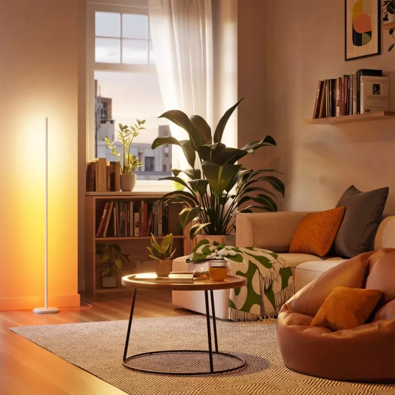 Nanoleaf Floor Lamp Smart Matter WiFi 1700Lm RGBW, White | 22 W | 16M+ colours