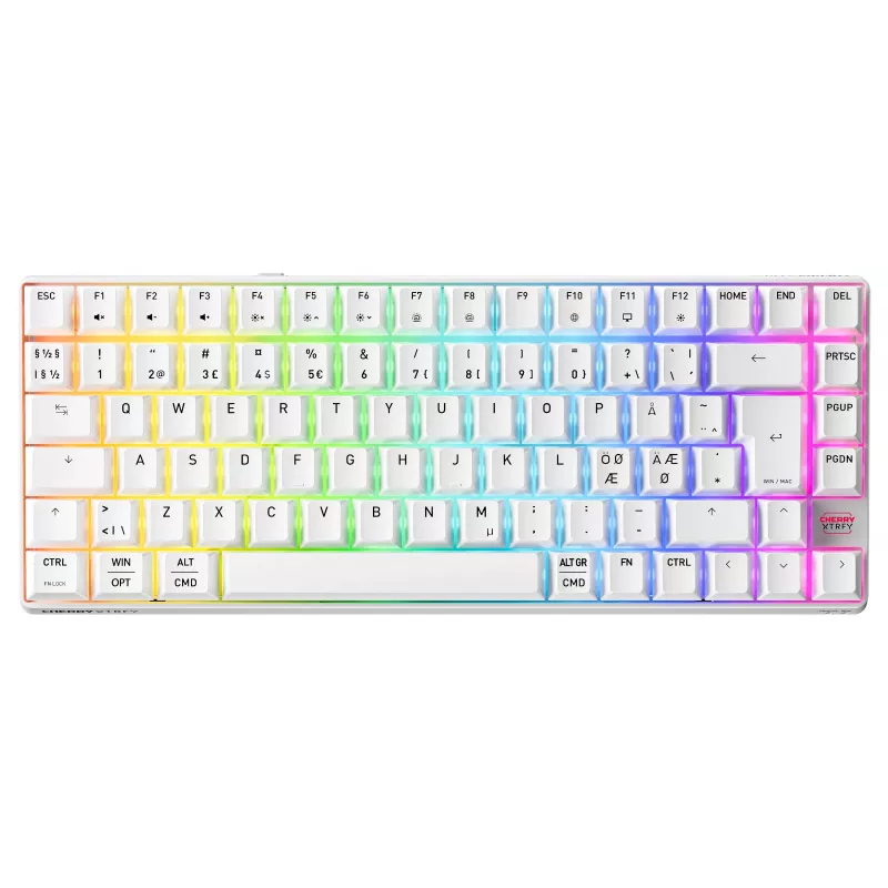 CHERRY K33 COMPACT FS WIRELESS KEYBOARD WHITE PAN-NORDIC