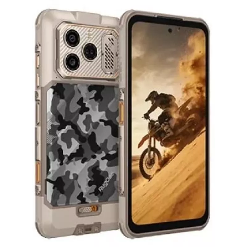 ULEFONE Xever 8 Sand Dune 8/128GB 4G LTE IP68/IP69K neardūžtantis išmanusis telefonas