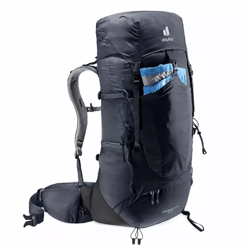 Deuter Aircontact Lite 40+10 Kuprinė Juoda/Graphite