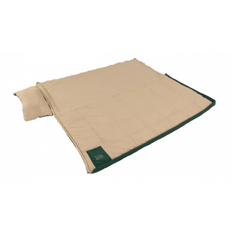 Outwell Contour Prime Green Sleeping Bag 220x85 cm -13 to 16°C Right Zipper