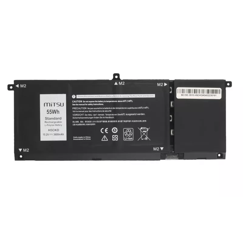 MITSU Battery H5CKD, skirta Dell Inspiron 5400 5401 5402 5406 5501 5508, 3600 mAh (55 Wh) 15,2 V