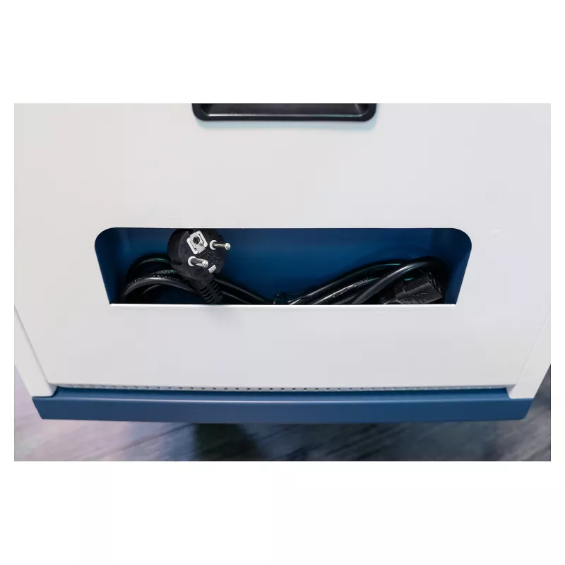 GoodConnections GEMMA T32C Planšetinio kompiuterio įkrovimo vežimėlis USB-C 18W vienam prievadui PD3.0 QC3.0 Baltas/Mėlynas