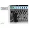 GoodConnections GEMMA T32C Planšetinio kompiuterio įkrovimo vežimėlis USB-C 18W vienam prievadui PD3.0 QC3.0 Baltas/Mėlynas