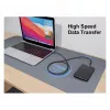 Equip USB 3.2 Gen 2 USB-C į USB-C aktyvus optinis kabelis 15m juodas