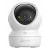 EZVIZ H6c G1 4K sferinė IP vaizdo stebėjimo kamera vidaus patalpoms, 4K UHD, 3840x2160, Wi-Fi, Ethernet, naktinis matymas, dvipusis garsas, AI aptikimas, montavimas prie lubų/sienos/ant stalo