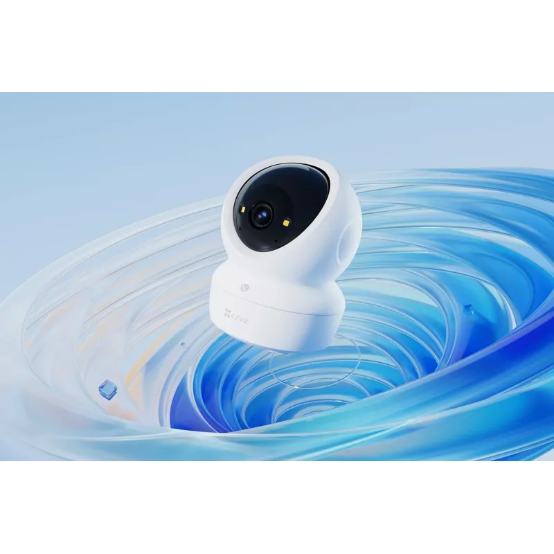 EZVIZ H6c G1 4K sferinė IP vaizdo stebėjimo kamera vidaus patalpoms, 4K UHD, 3840x2160, Wi-Fi, Ethernet, naktinis matymas, dvipusis garsas, AI aptikimas, montavimas prie lubų/sienos/ant stalo