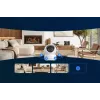 EZVIZ H6c G1 4K sferinė IP vaizdo stebėjimo kamera vidaus patalpoms, 4K UHD, 3840x2160, Wi-Fi, Ethernet, naktinis matymas, dvipusis garsas, AI aptikimas, montavimas prie lubų/sienos/ant stalo