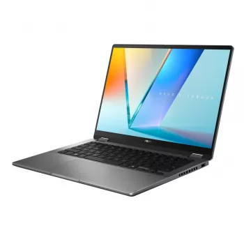 ASUS Vivobook 14 Flip TP3407SA-SG146W Ultra 5 226V 14.0 col. WUXGA Touch 60Hz 300nits AG 16GB LPDDR5X 512GB SSD Intel Arc Graphics FHD Cam 70WHrs Win11 Matinė Pilka